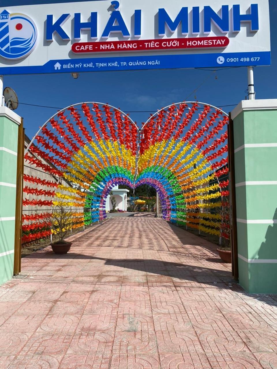 קוואנג נגאי Homestay Khai Minh מראה חיצוני תמונה